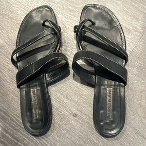 Manolo Blahnik Susa black sandals